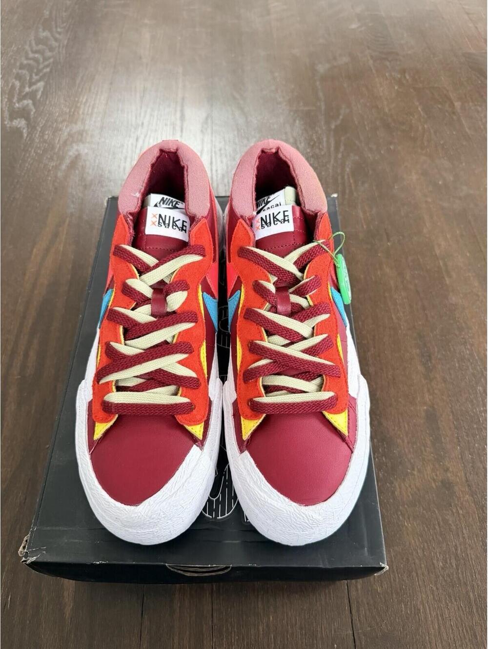 Nike Blazer Low - Sacai x KAWS - Team Red - Sz 9.5 - 100% DS & Authentic 🔥🔥🔥
